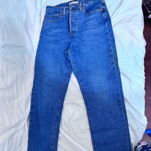 Levi's Blue Straight Leg Jeans Timeless Style